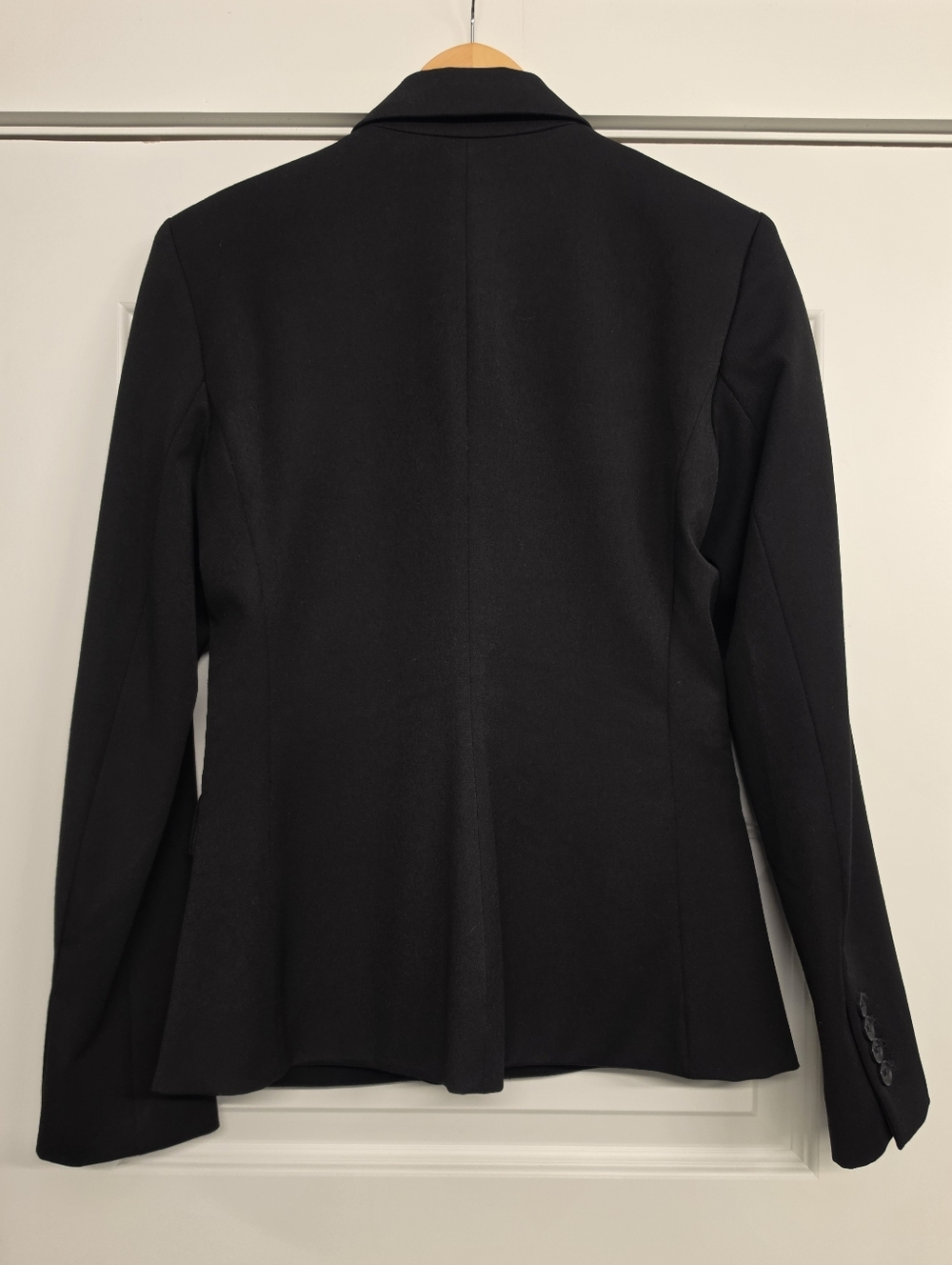 EXPRESS Black Tailored Blazer – Classic One-Button Suit Jacket - Picture 9 of 13